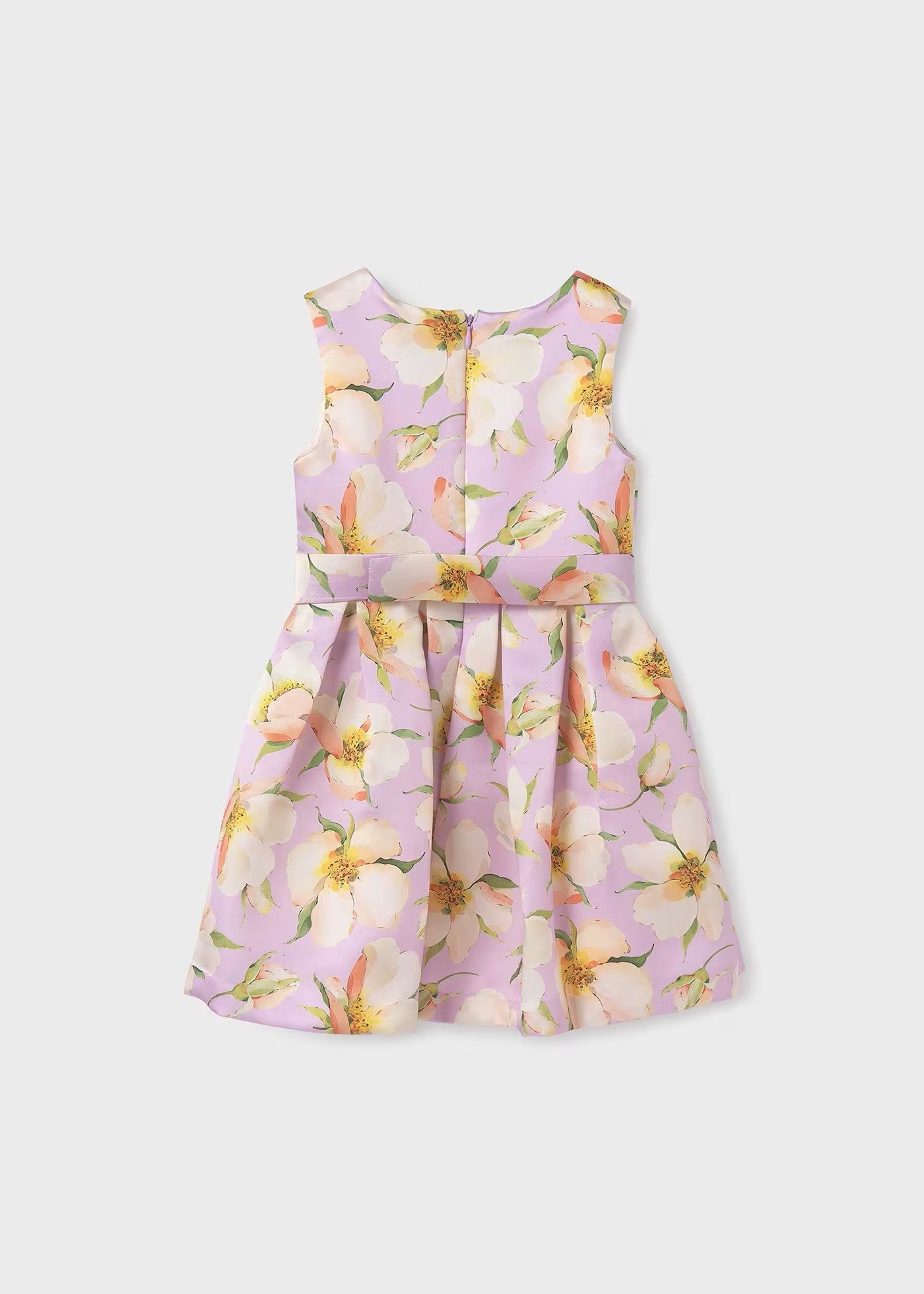 Vestido mikado estampado niña Abel y LuLa 05091