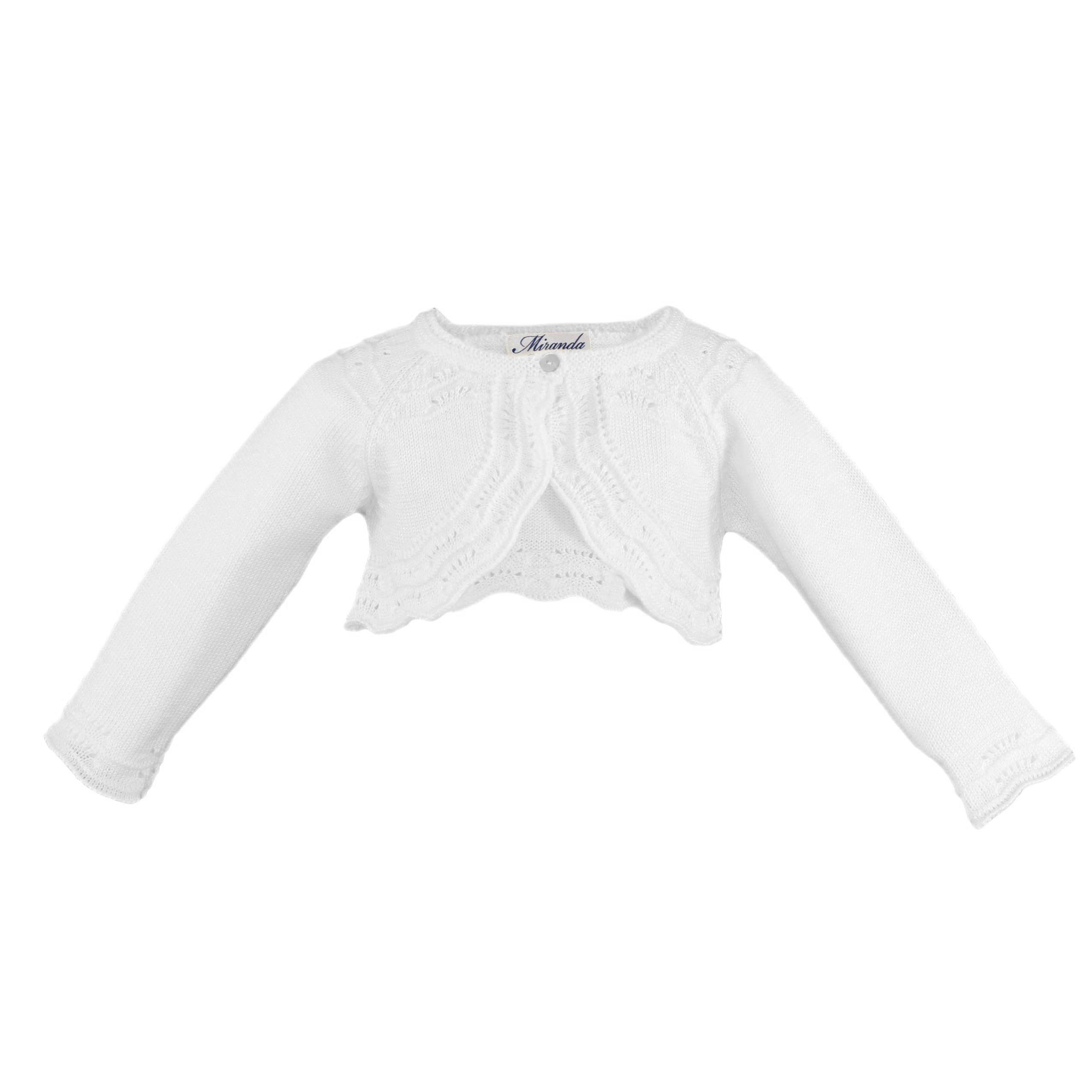 Rebeca para vestido color blanco n1 Miranda 0200 - La boutique de AyA