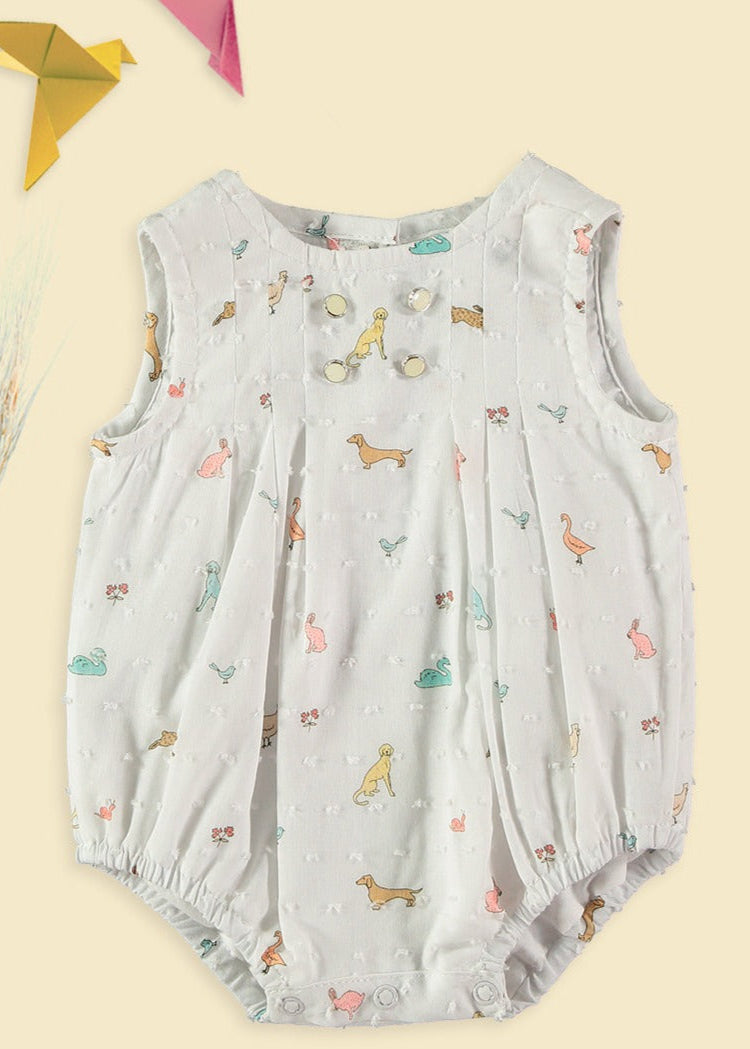Ranita estampado animales amarillo CocoAcqua 80149 - La boutique de AyA